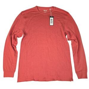 Alpine Design Shirt Mens Medium Long Sleeve Crew UPF 50 Rosewood NWT